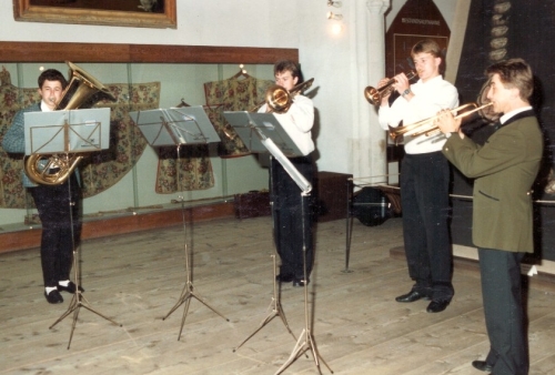 Bläsergruppe der Musikschule Mondsee unter der Leitung von Dir. Antoniuk